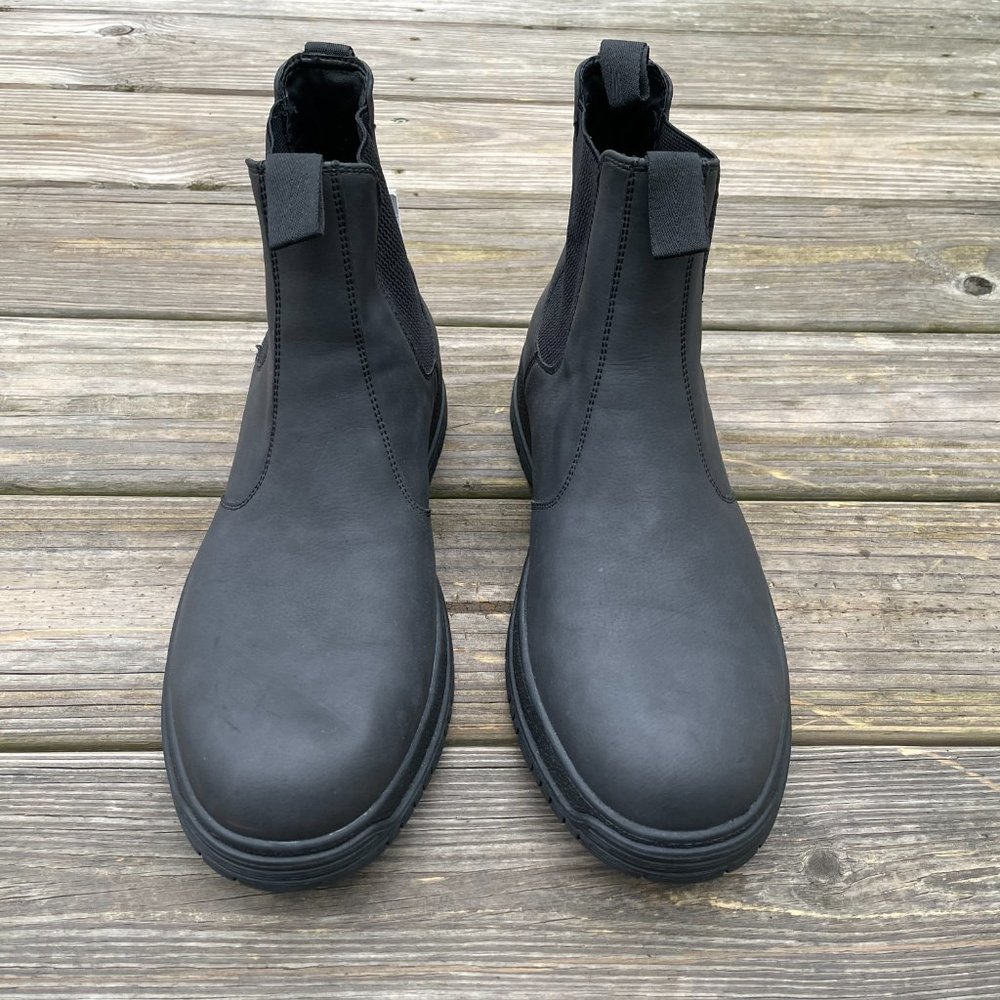 Zara Men Boot Shoes Black High Top Airfit Comfort - Picture 4 of 10